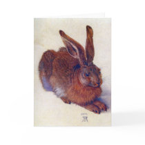 Young Hare by Albrecht Dürer Card
