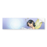Young Magical Elf Fairy by Al Rio bumper stickers