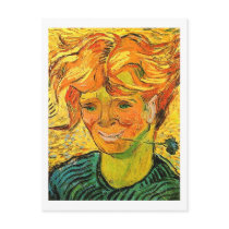 Young Man with Cornflower, Vincent van Gogh Post Cards