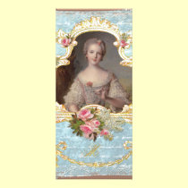 Young Marie Antoinette n Roses Rack Card rack cards
