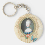 Young Marie Antoinette Ornate Keychain