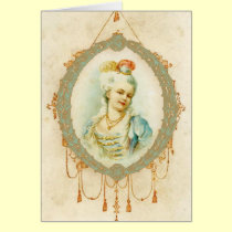 Young Marie Antoinette Portrait cards