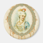 Young Marie Antoinette Portrait Refrigerator Magnets