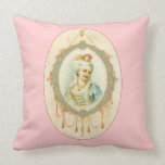 Young Marie Antoinette Portrait Throw Pillow