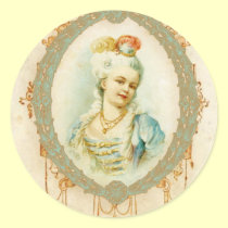 Young Marie Antoinette Portrait stickers