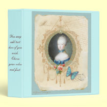 Young Marie Antoinette with Butterfly Binder Album binders