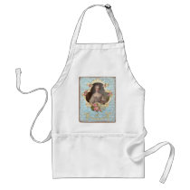 Young Marie Antoinette with Pink Roses Aprons