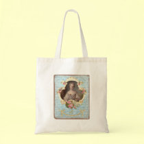 Young Marie Antoinette with Pink Roses bags