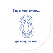 Young New Teen Driver Sticker