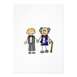 Young Old Gay Wedding Personalized Invite