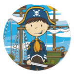 Young Pirate Captain Sticker Sheet