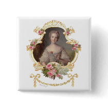 Young Princess Louise Marie of France Button Pin