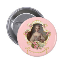 Young Princess Louise Marie of France Button Pin buttons