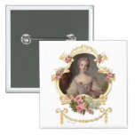 Young Princess Louise Marie of France Button Pin