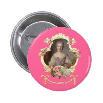 Young Princess Louise Marie of France Button Pin buttons