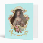 Young Queen Marie Antoinette Pink Roses Binder