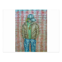 young rapper postcard