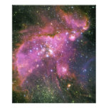 Young Stars Sculpt Gas Small Magellanic Cloud Photo Art