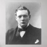 Young Winston Churchill Print