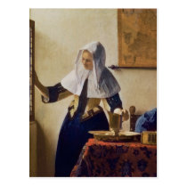 Young Woman with a Water Jug, c.1662 postcards