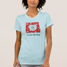 YOUNG WOMANS PET LOVE SHIRT