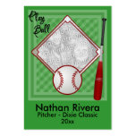 Your Baseball Trading Card business cards