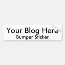 Your Blog Here Bumper Sticker