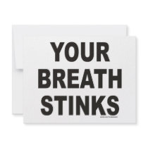 YOUR BREATH STINKS T-SHIRTS AND GIFTS