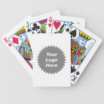 Your business logo here promo playing cards