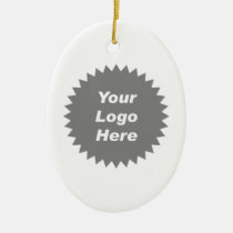 Your business logo here promo ornaments