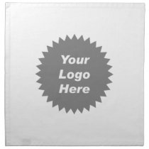 Your business logo here promo napkins