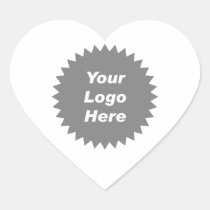 Your business logo here promo stickers