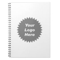Your business logo here promo notebooks
