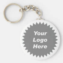 Your business logo here promo keychains