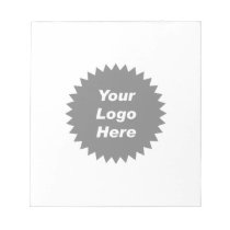 Your business logo here promo notepads