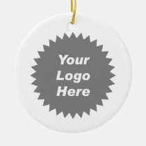 Your business logo here promo ornaments