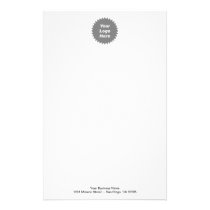 Your business logo here promo stationery