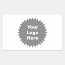 Your business logo here promo stickers