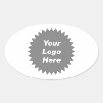 Your business logo here promo stickers
