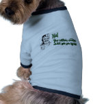 Your caffeine addiction... doggie t shirt
