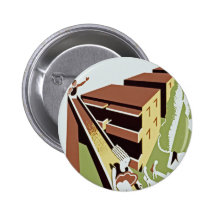 Your Children Like These Low Rent Homes Pinback Button
