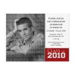 YOUR COLOR - 2010 Graduation Invitation Postcard