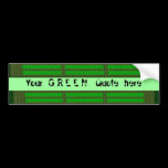 Your F U N N Y    Quote -  Artistic Border Strips bumper stickers