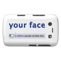 your face Blackberry Bold Case