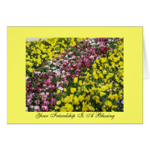 Your Friendship Is A Blessing Card