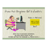 Your Hot - Old lady at the computer Postcards