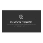 YOUR INITIALS LOGO/MONOGRAM No. 1 Business Card