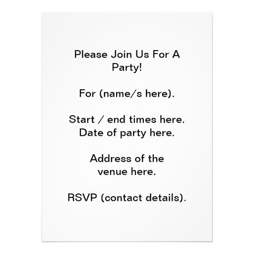 Your Letter. Custom Monogram. Black and White Custom Invites