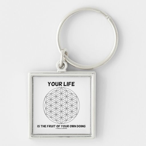 Your Life Is The Fruit Of Your Own Doing Keychain