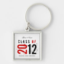 "your name" Class of 2012 Key-Chain Keychain